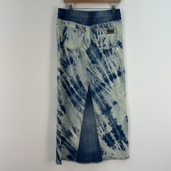 HOST PICK🎉🎊Michael Kors maxi denim skirt Tye dye - Picture 11 of 12